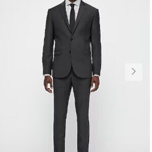 Express Charcoal Jacket & Pant Suit